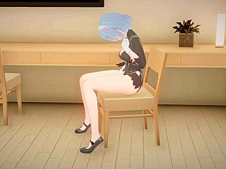 rem gets hair pussy licked until she squirts