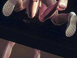 Yaoi Femboy Zelda Link In 69 Threesome Fuck And Blowjob With Monster Cock.