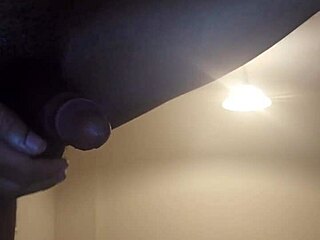 i had a session with a big black cock, jerking it off