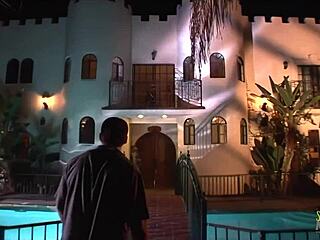 Why does the neighbor babe let her friend's husband fuck her ass so hard?