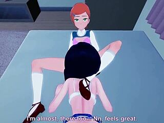 Violet parr enters threesome competition in this special pov anime game