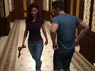 Dusklightmanor babe rides hard on hot tub in anime action. E1 75 scene rocks!