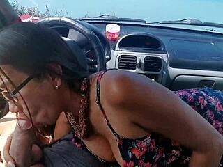 Latina Milf's Deepthroat on Roadside. How Wild Is This?