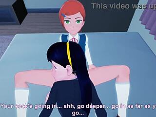 Violet parr enters threesome competition in this special pov anime game