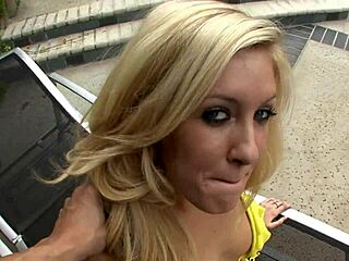 emily kae enjoys a fresh meal