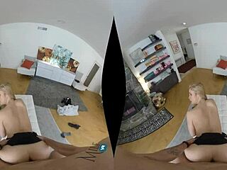 Sarah vandella feels horny with monster cock in stockings