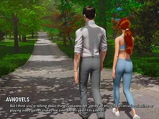 Sexy 3D Cartoon Babe Rips Clothes in Ripples 8