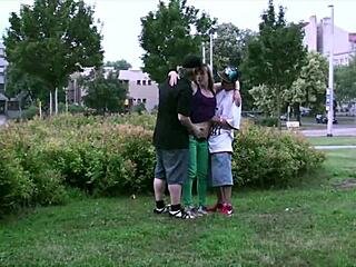 Alexis Crystal Fucked Publicly on Street