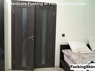 Skinny Babe Cums Hard from Fingering