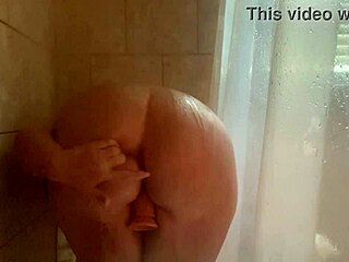 Mistress Danie Showers With Dildo And Plays With Big Tits