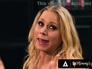 Pretty Emma Hix Caught by Milf Boss Katie Morgan in Steamy Office Threesome