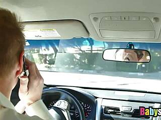 Cute Teen Caught Masturbating, Drilled Hard