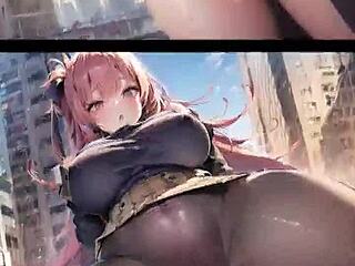 ai giantess hentai collection with huge tits 😍