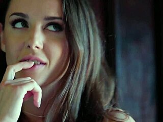 Natural Sybil Teases and Fingers Her Husband in Cinema Play