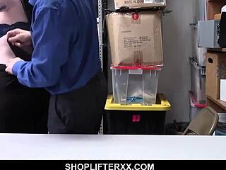 bbw teen 18+ shoplifter busted