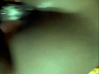 ebony girl in doggystyle scene with creampie