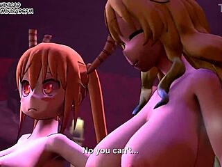 Maid Dragon Tohru Naked Monster Sex for Cash Hentai 3D Cartoon