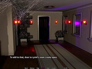 caitlyn engages in a halloween game in the rift with friends