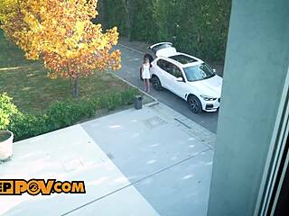 step daughter alexis crystal gets anal fucked in pov during homecoming