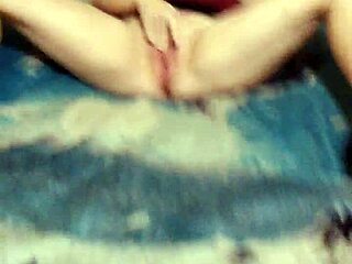 Sexy Wife in Heels Masturbates Solo at Home