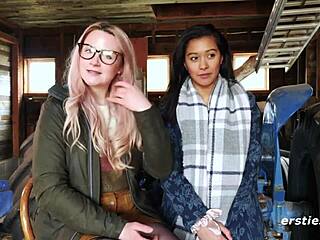 hanna from ersties loves playing with an anal dildo from jin