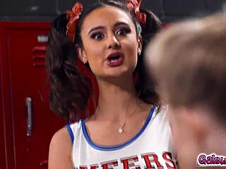 eliza ibarra and coco lovelock having energetic sex in locker room