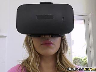 Anna says, 'I love this big black cock in vr'