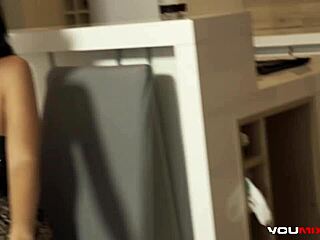 super slutty vicky love bangs husband’s friend.