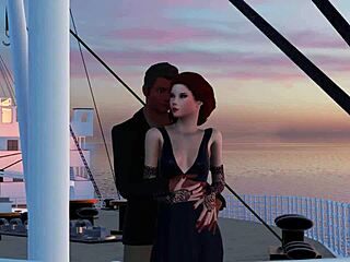 Titanic parody with anal fuck and cumshot