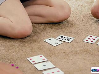 3 redhead teens licking and tribbing in hot action