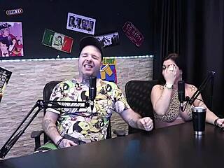 evelyn zain loves her cuckold fetish in sheer red lingerie