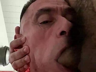 Slow Motion Gagging With Choking And Deepthroat