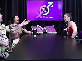 evelyn zain loves her cuckold fetish in sheer red lingerie