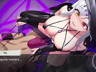 Feeling the naked witch's sexual prison in hentai