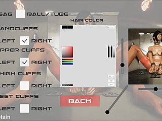 Feeling the thrill of 3d metal bondage with sexy outfits and bound tits.