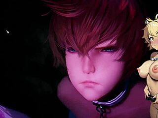 gentle witch encounter in anime hentai game