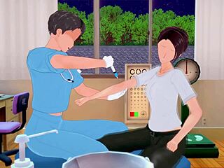 chatting about tg infirmary in 3d anime crossdressing style