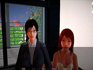 Anime teen with small tits gets fucked in hentai