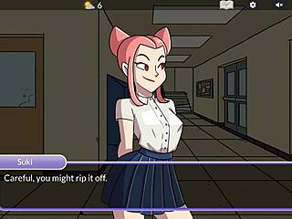 Nerdy guy humiliates queen by cumming on her face in brothel