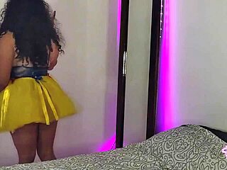 Sister-In-Law Eagerly Awaits Halloween Party