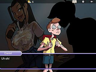 Nerdy guy humiliates queen by cumming on her face in brothel