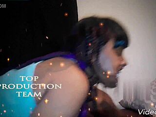 Dummy Moore makes funny faces in cosplay part 2