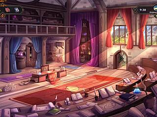 3D Shemale Teacher Sucks Big Cock in Bed