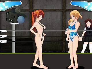 Sofia vs Nina in lesbian hentai catfight?