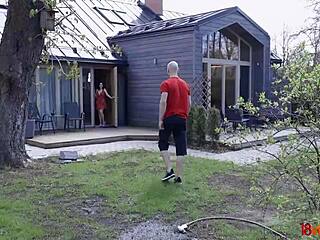 Does Hottie Mileva Seduce Friend With Her Shaved Pussy?