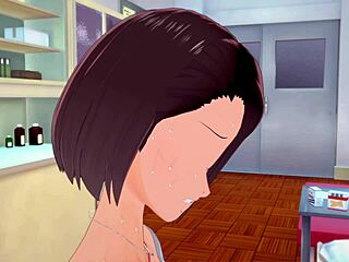 chatting about tg infirmary in 3d anime crossdressing style