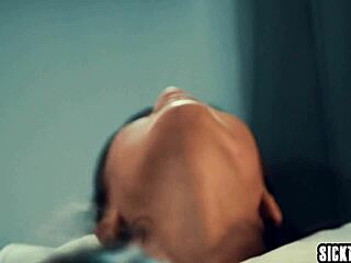 watch alina lopez and kendra spade scissor and kiss in hot lesbian tribbing