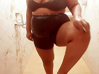 bhutan milf flaunts big boobs on webcam live