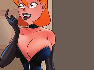 anime milf gives good night kiss to guy