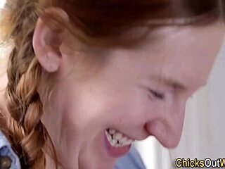 Hairy pussy Australian lesbians finger outdoors